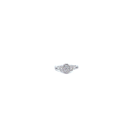 10 Karat white gold diamond ring with 1.00 carats 950-01431